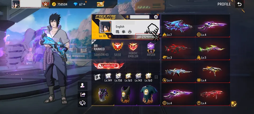 📌 To purchase diamonds, you need your Player ID. You can find it in your game profile.