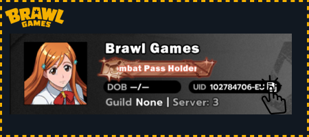 Then in the profile that appears, tap and copy your ID. Pay attention to the first digit — it will help determine your region.